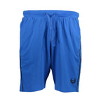 Blue Cotton Men's Sweatpant Shorts