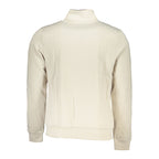 White Polyester Men's Sweatshirt