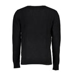 Black Viscose Men's Sweater