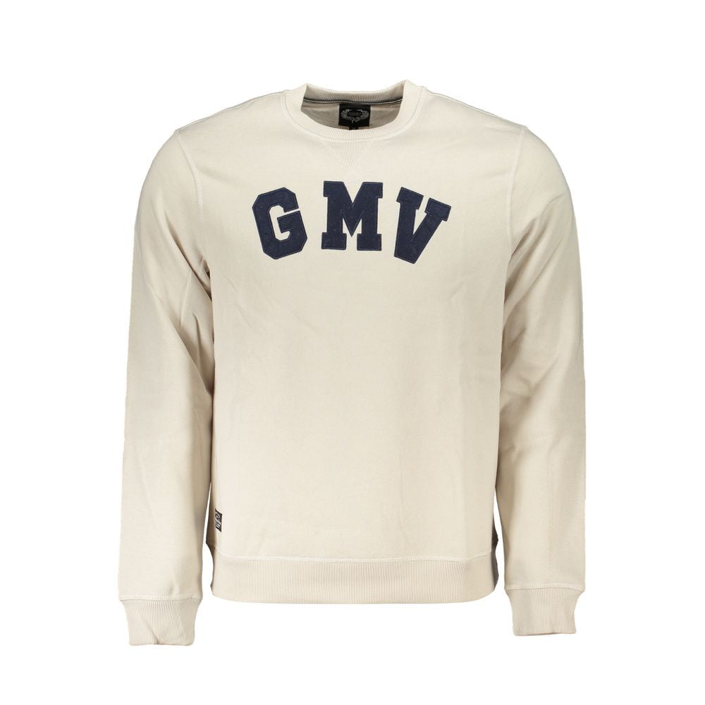 White Polyester Men's Sweatshirt