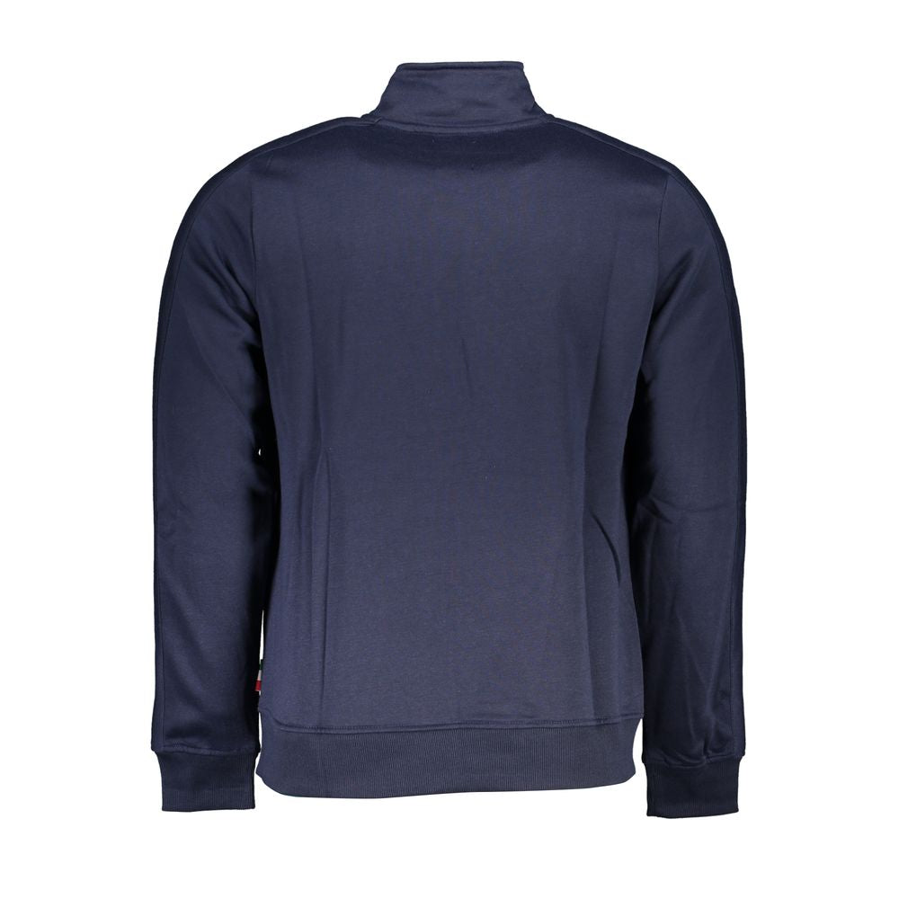 Blue Polyester Men's Sweatshirt