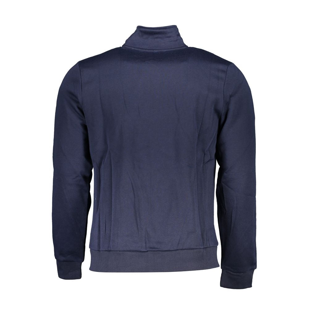 Blue Polyester Men's Sweatshirt