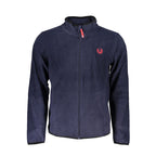 Blue Polyester Mens Sweatshirt