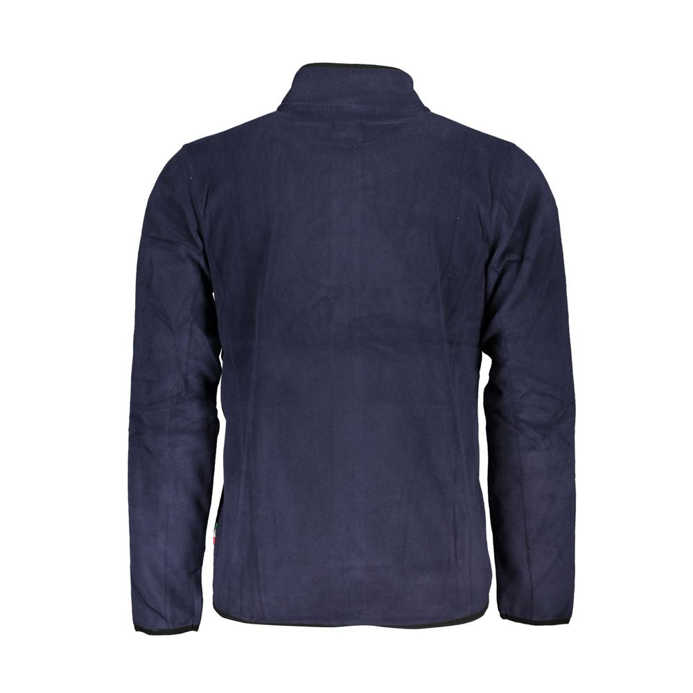 Blue Polyester Mens Sweatshirt