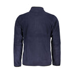 Blue Polyester Mens Sweatshirt