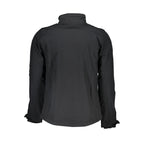 Black Polyester Men's Jacket