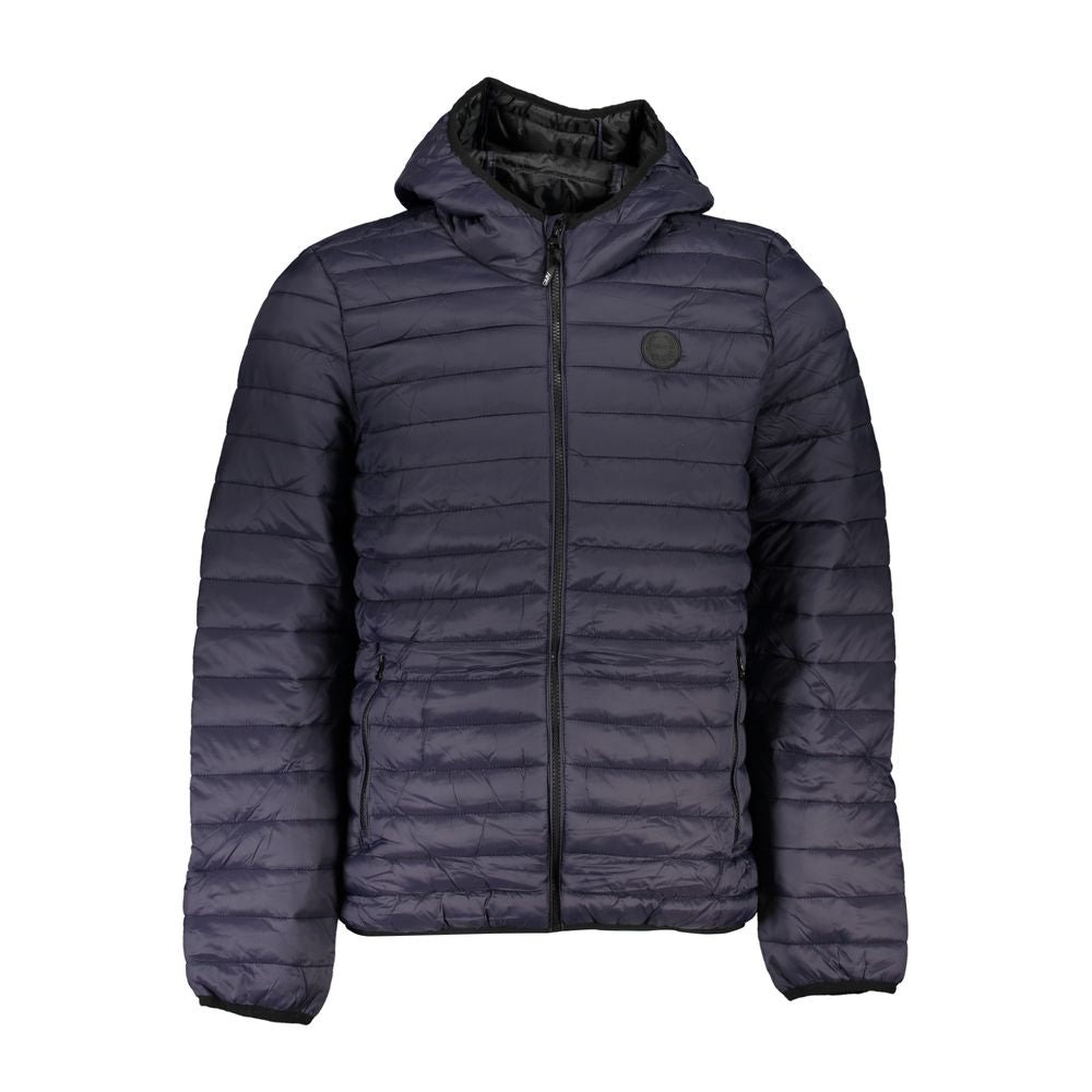 Blu Poliammide Men's Jacket