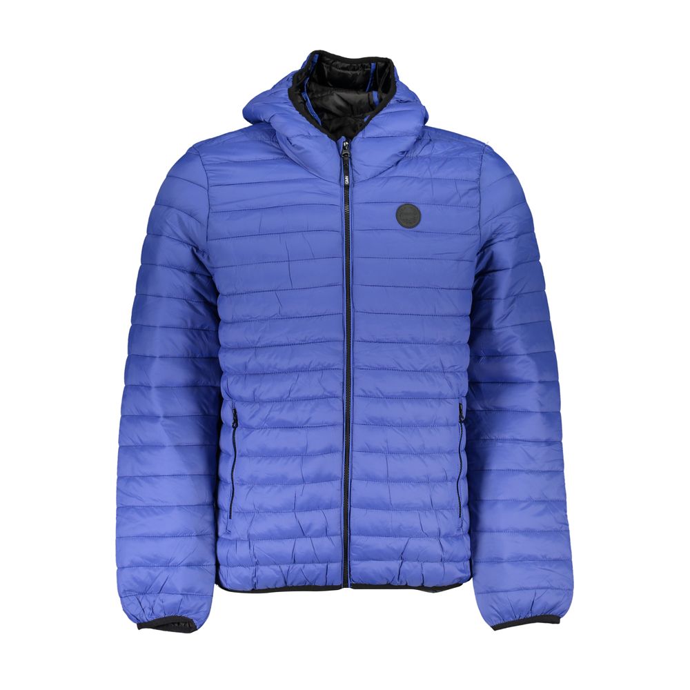 Blu Poliammide Men's Jacket