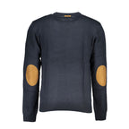 Blue Cotton Men's Sweater