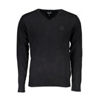 Black Viscose Men's Sweater