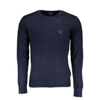 Blue Viscose Men's Sweater