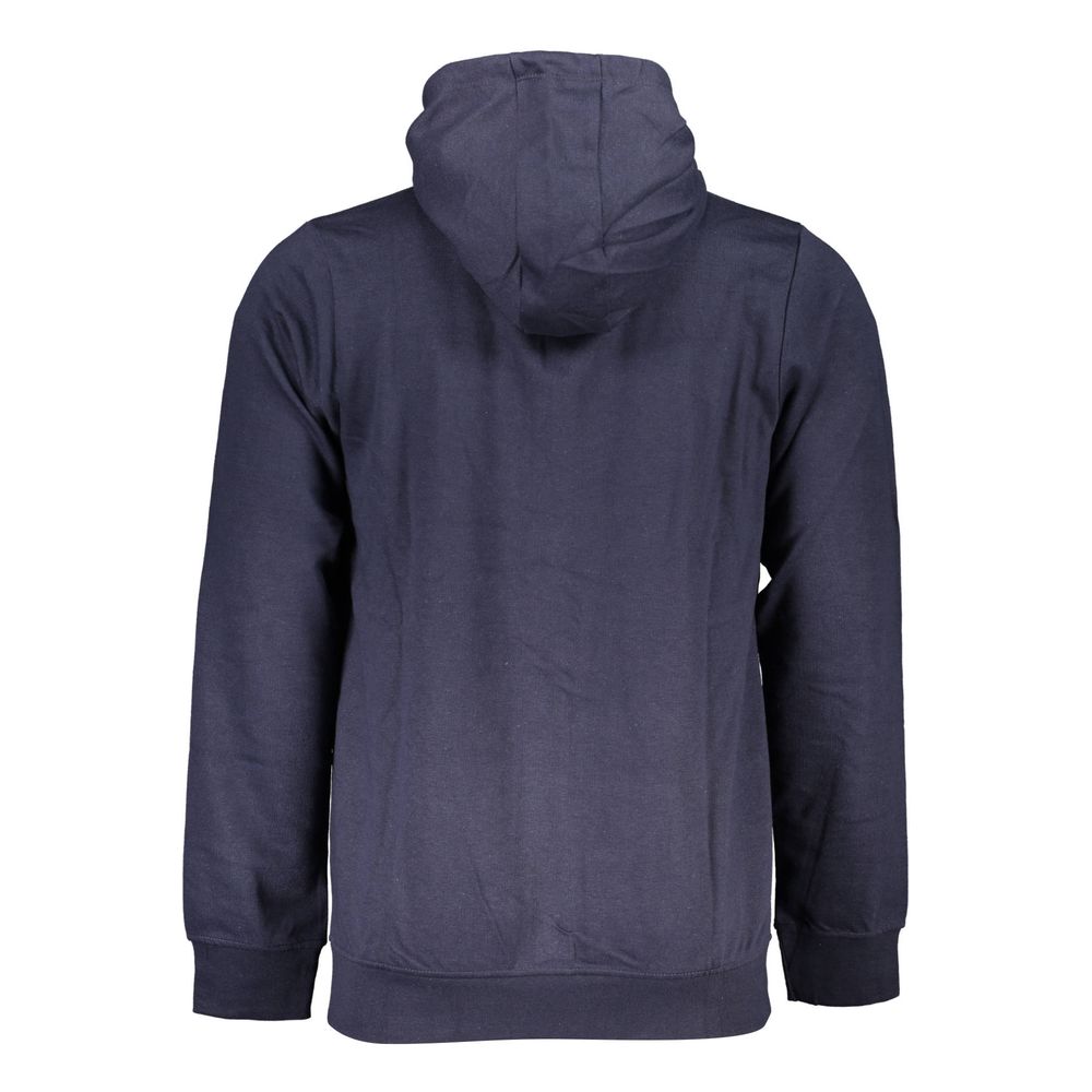 Blue Cotton Men's Hoodie