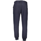 Blue Polyester Men's Track Pant