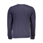 Blue Cotton Men Sweatshirt
