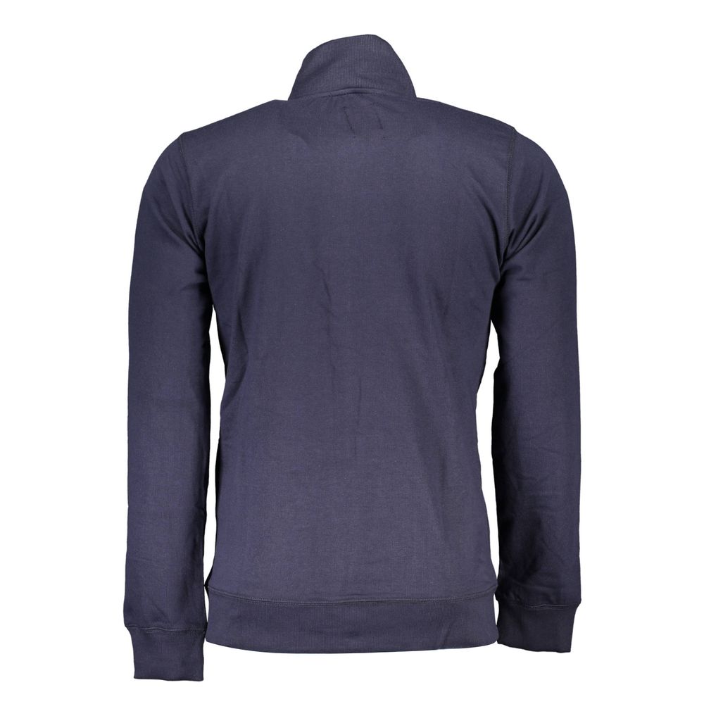 Blue Cotton Men's Sweatshirt