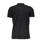 Black Cotton Men's Polo Shirt