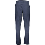 Blue Cotton Men's Track Pant