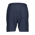 Blue Cotton Men's Track Pant