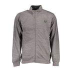 Gray Polyester Men's Sweatshirt