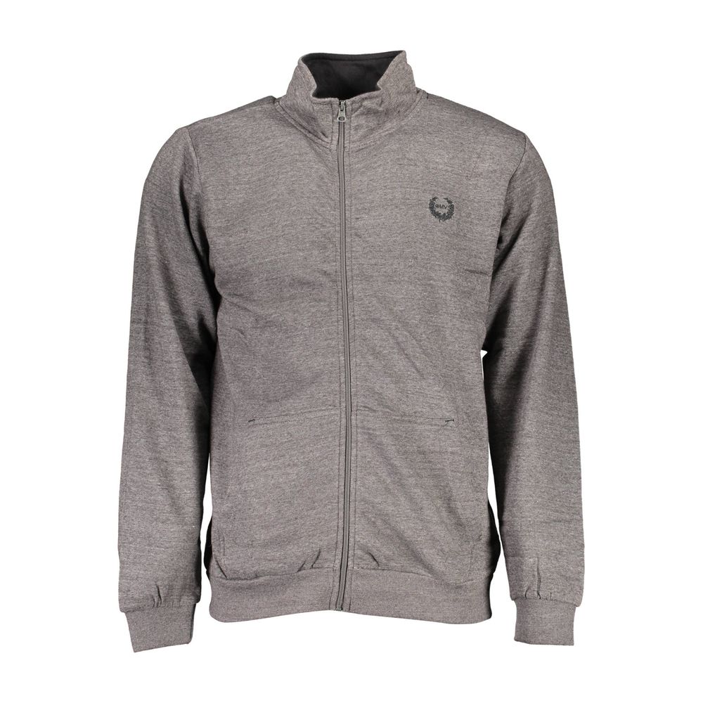 Gray Polyester Men's Sweatshirt