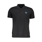 Black Cotton Men's Polo Shirt