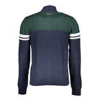 Blue Cotton Men's Cardigan