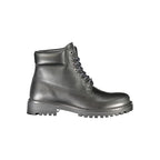 Black Leather Men's Boot