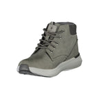 Grigio Polyester Men Sneaker