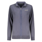 Blue Cotton Women Sweatshirt