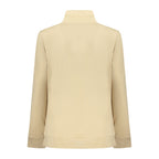 Beige Cotton Women Sweatshirt