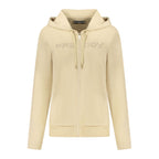 Beige Cotton Women Sweatshirt