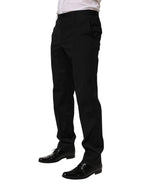 Black Striped Dress Formal Men Trouser Pants