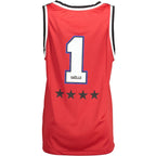 Rosso Poliestere Women Tank Top