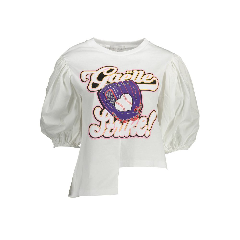 Bianco Cotton Women T-Shirt