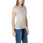 Beige Cotton T-Shirt