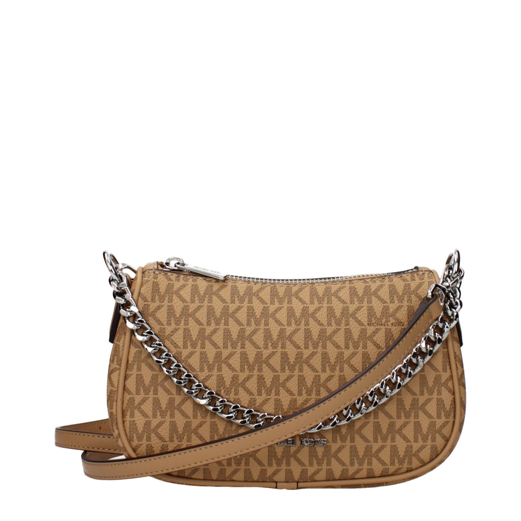 Brown Fabric Handbag