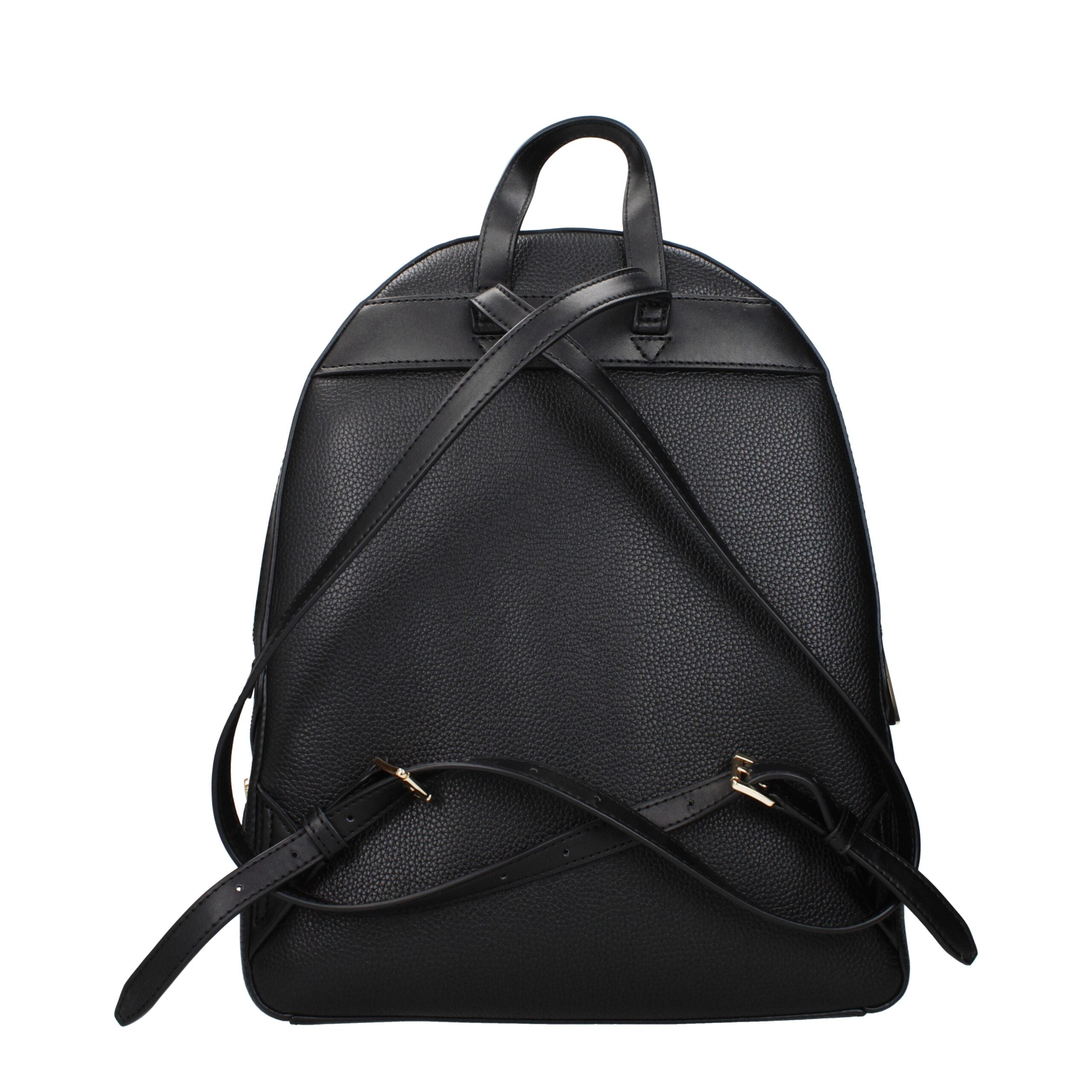 Black Leather Backpack