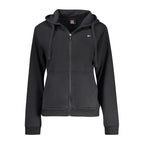 Black Cotton Women's Hoodie