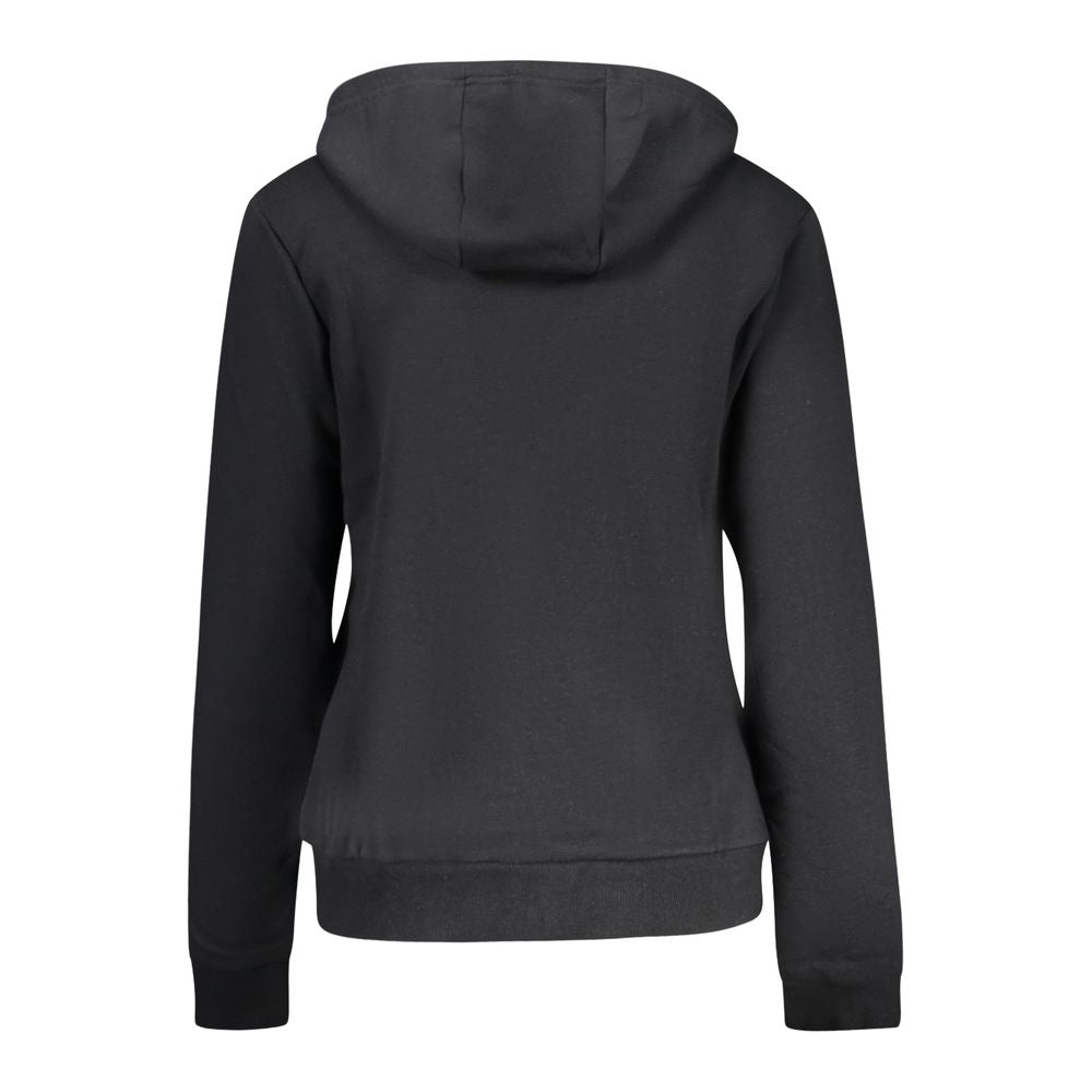 Black Cotton Women's Hoodie