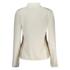 Bianco Polyester Women Sweatshirt
