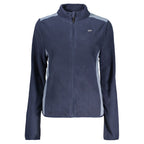 Blue Polyester Women's Sweatshirt