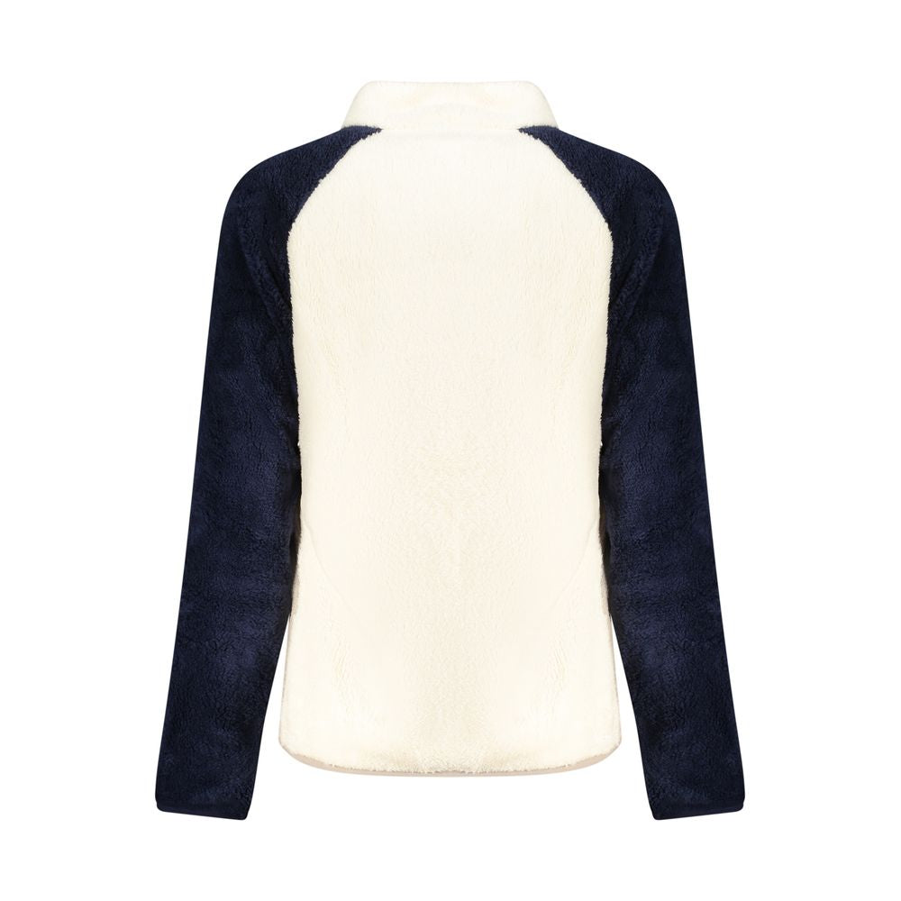 Bianco Polyester Women Sweatshirt