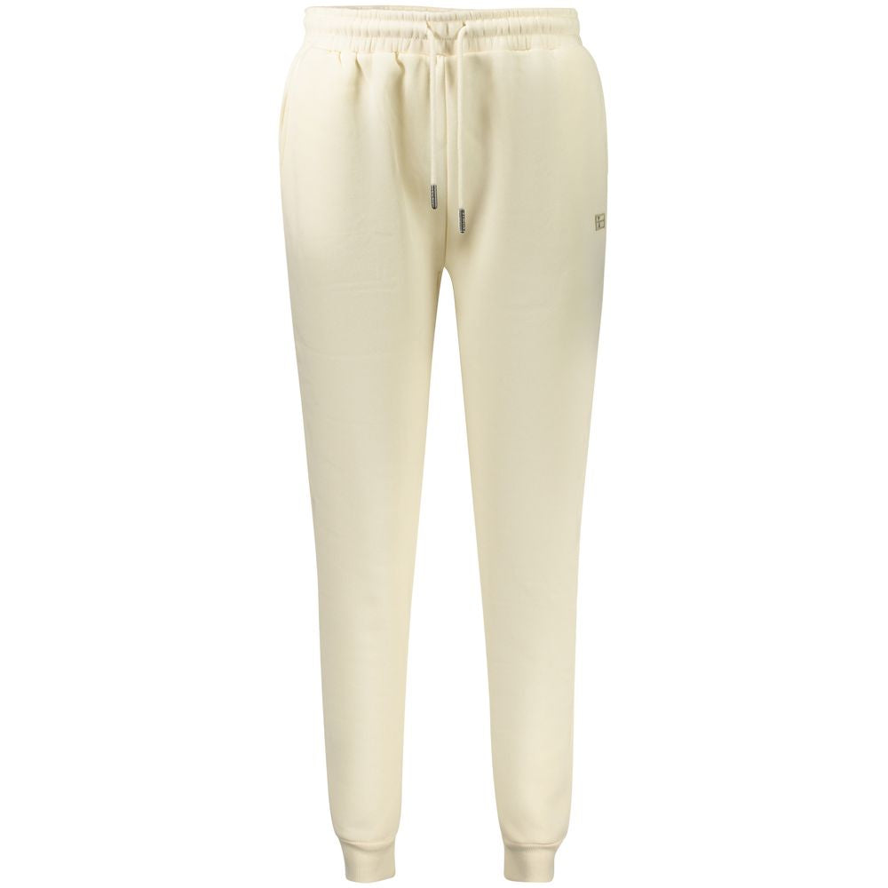 White Cotton Women's Sweatpant