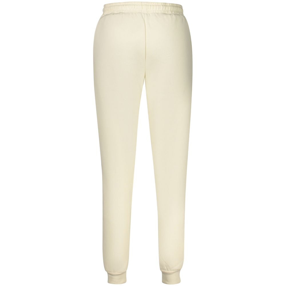White Cotton Women's Sweatpant