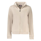 Beige Cotton Women Sweatshirt