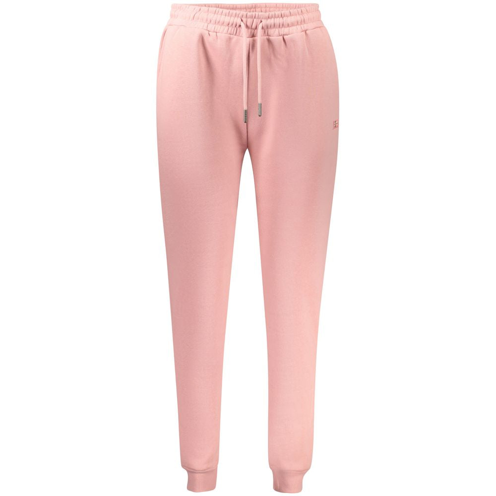 Pink Cotton Women's Sweatpants
