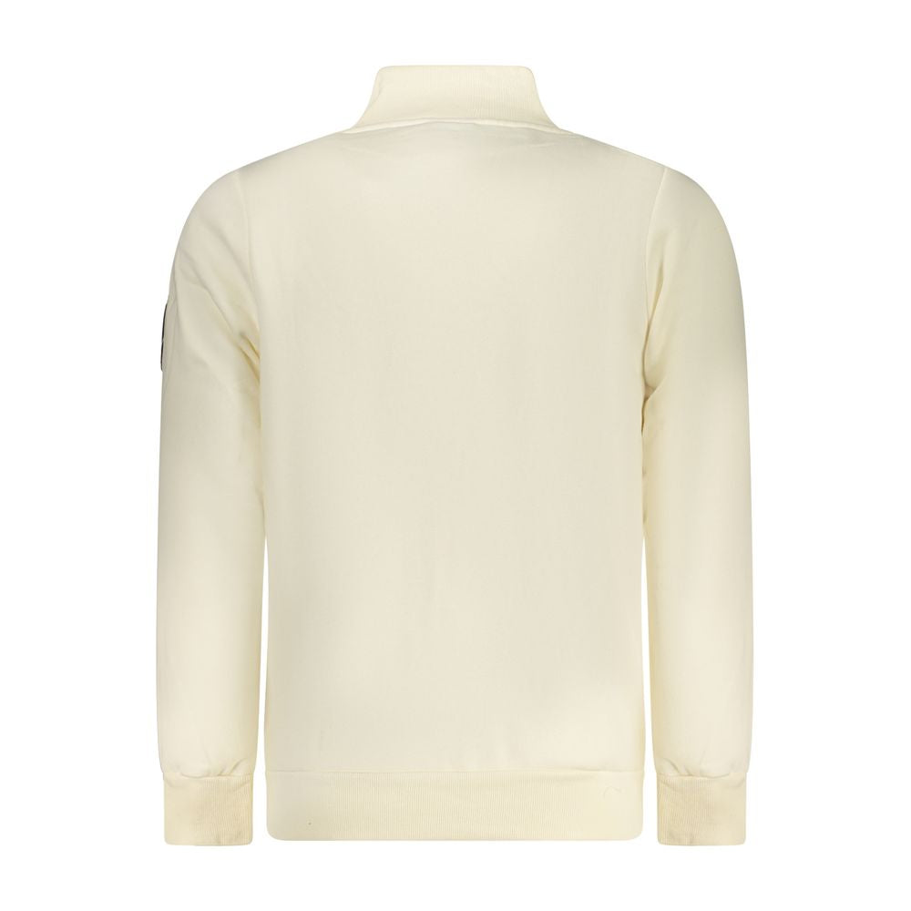 White Cotton Men's Sweatshirt