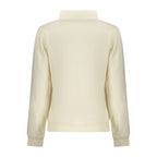 White Cotton Women Sweatshirt