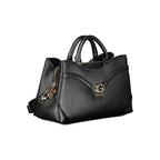 Black Polyurethane Women's Handbag