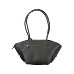Black Polyurethane Women's Handbag